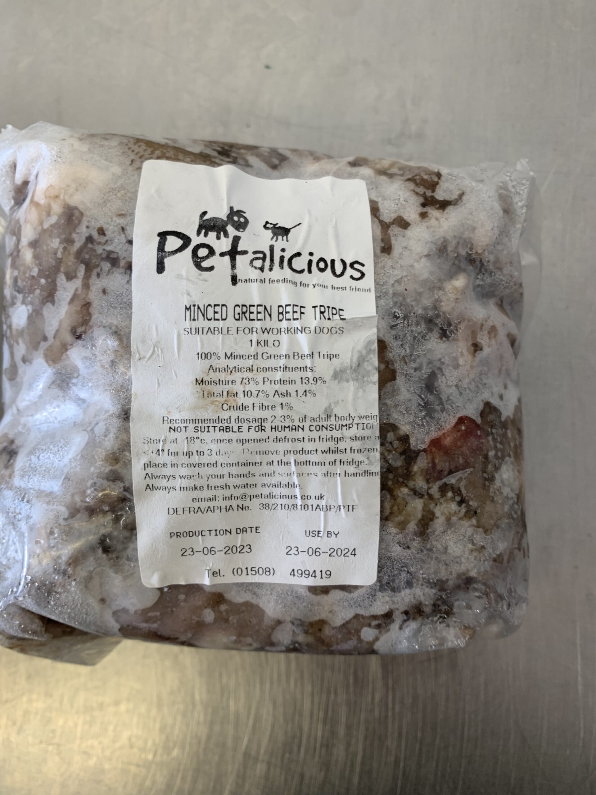 Petalicious Raw beef tripe Kilo Petalicious Beef Tripe - Image 1